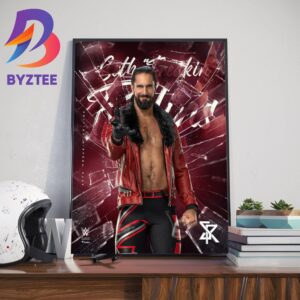 Night of Champions Seth Freakin Rollins Is World Heavyweight Champion Home Decor Poster Canvas