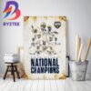Notre Dame Fighting Irish Lacrosse To Advance To The National Championship Decor Poster Canvas