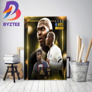 Nuno Mendes Is The 2022-2023 Young Player Of The Season In Ligue 1 Home Decor Poster Canvas