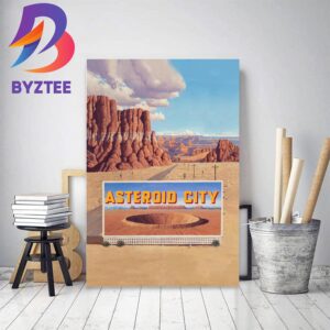 Official Poster For Asteroid City Of Wes Anderson Home Decor Poster Canvas