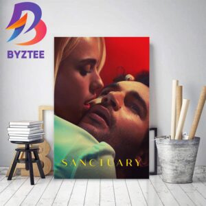 Official Poster For Sanctuary of NEON With Starring Margaret Qualley And Christopher Abbott Home Decor Poster Canvas