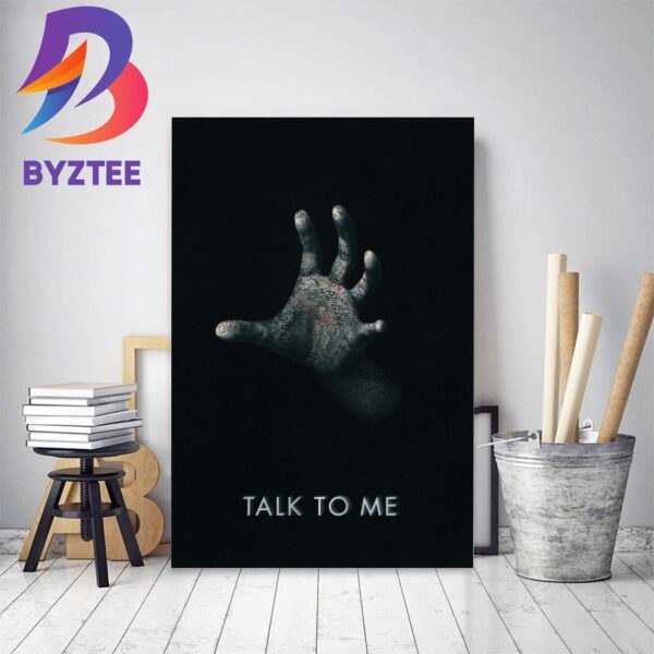 Official Poster For Talk To Me Of A24 Home Decor Poster Canvas