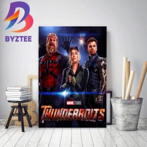 Official Poster For Thunderbolts Of Marvel Studios Home Decor Poster Canvas