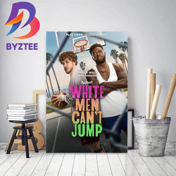 Official Poster For White Men Cant Jump Home Decor Poster Canvas