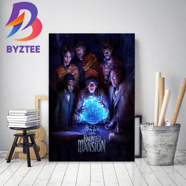 Official Poster Haunted Mansion Of Disney Home Decor Poster Canvas