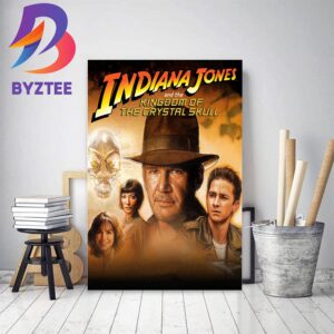 Official Poster Indiana Jones And The Kingdom Of The Crystal Skull Home Decor Poster Canvas