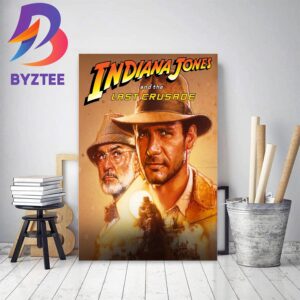 Official Poster Indiana Jones And The Last Crusade Home Decor Poster Canvas