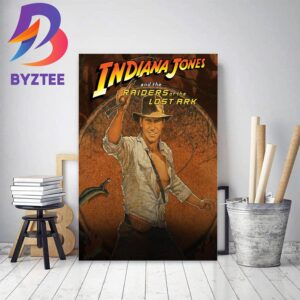 Official Poster Indiana Jones And The Raiders Of The Lost Ark Home Decor Poster Canvas