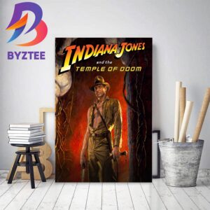 Official Poster Indiana Jones And The Temple Of Doom Home Decor Poster Canvas