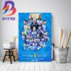 Official SSC Napoli Are 2022 2023 Serie A Champions After 33 Year Home Decor Poster Canvas