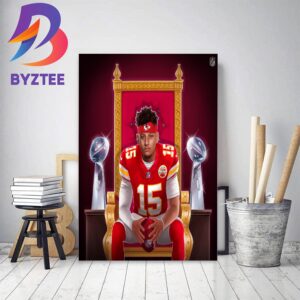 Patrick Mahomes Ready To Defend Kingdom At 2023 NFL Schedule Release Home Decor Poster Canvas
