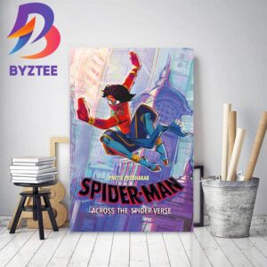 Pavitr Prabhakar Is Spider Man India In Spider Man Across The Spider Verse Home Decor Poster Canvas