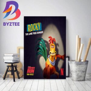 Rocky Rhodes Voiced By Zachary Levi In Chicken Run Dawn Of The Nugget Home Decor Poster Canvas
