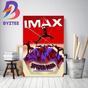 Spider Man Across The Spider Verse IMAX Poster Home Decor Poster Canvas