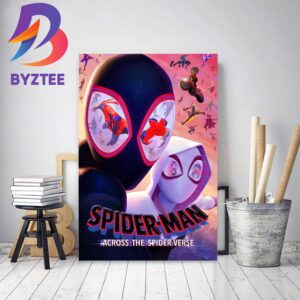 Spider Man Across The Spider Verse New Poster Home Decor Poster Canvas