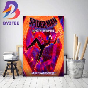 Spider Man Across The Spider Verse Score Soundtrack Is Released Decor Poster Canvas