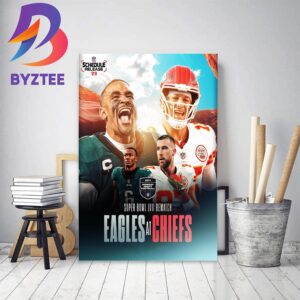 Super Bowl LVII Rematch Week 11 On Monday Night Football For 2023 NFL Schedule Release Home Decor Poster Canvas