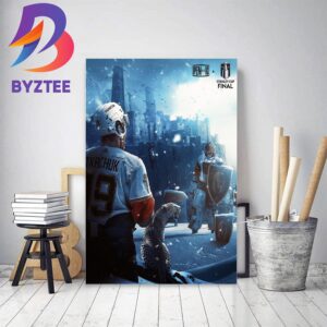 The 2023 Stanley Cup Final Are Set Panthers Vs Golden Knights Decor Poster Canvas