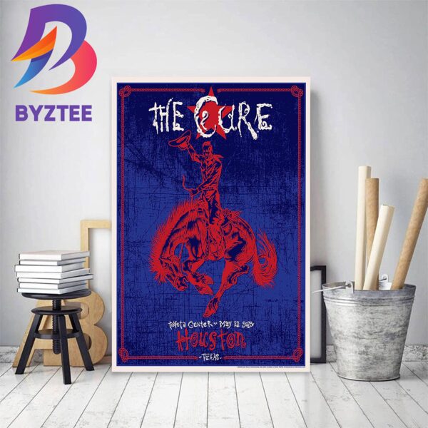 The Cure Houston Event Poster May 12 Home Decor Poster Canvas