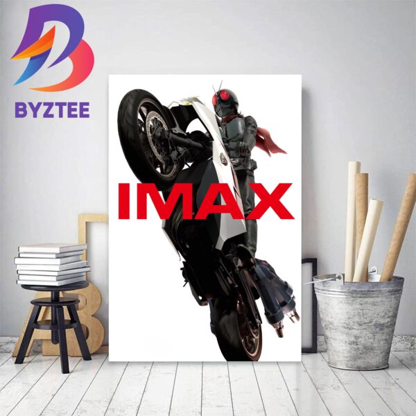 The IMAX Poster For Shin Kamen Rider Released In Japan On March 18th 2023 Home Decor Poster Canvas