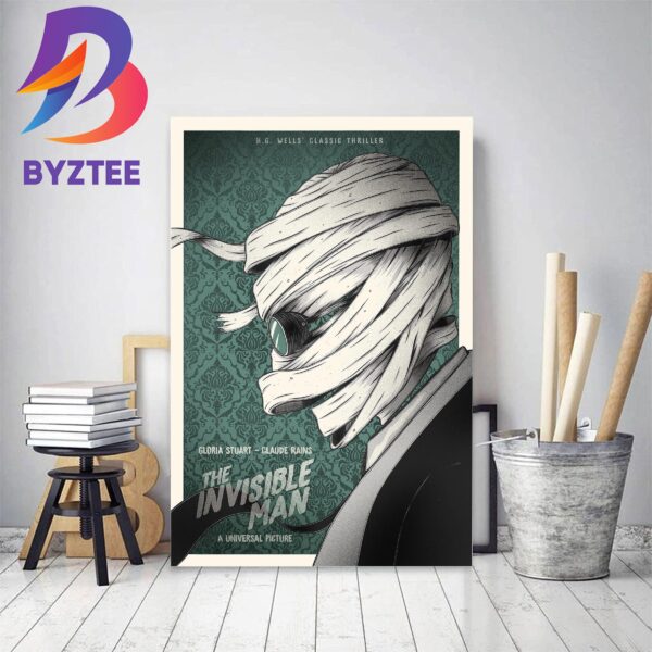 The Invisible Man New Poster Art By Fan Home Decor Poster Canvas