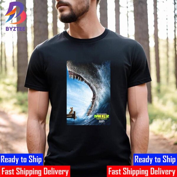 The Meg 2 The Trench 2023 First Poster Movie Unisex T-Shirt