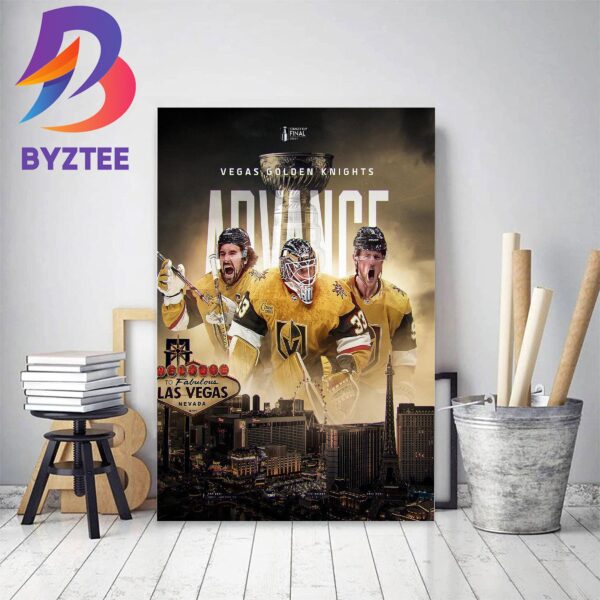 The Vegas Golden Knights Are Going To The Stanley Cup Final Decor Poster Canvas