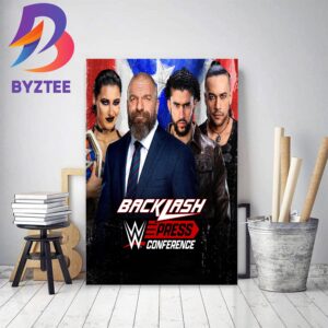 The WWE Backlash Press Conference Home Decor Poster Canvas