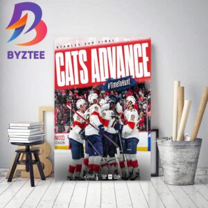 Time To Hunt Florida Panthers Advance To The 2023 Stanley Cup Final Home Decor Poster Canvas