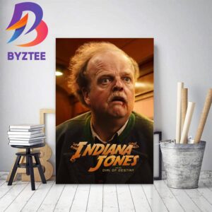 Toby Jones As Basil Shaw In Indiana Jones And The Dial Of Destiny Home Decor Poster Canvas