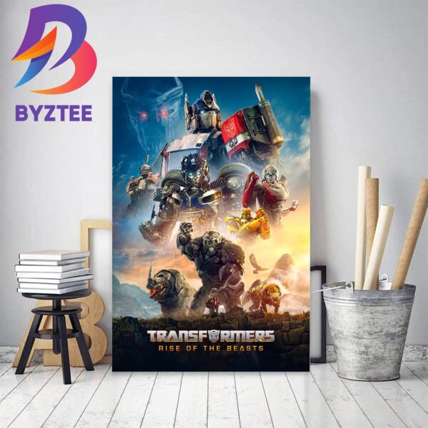 Transformers Rise Of The Beasts 2023 New Poster Home Decor Poster Canvas