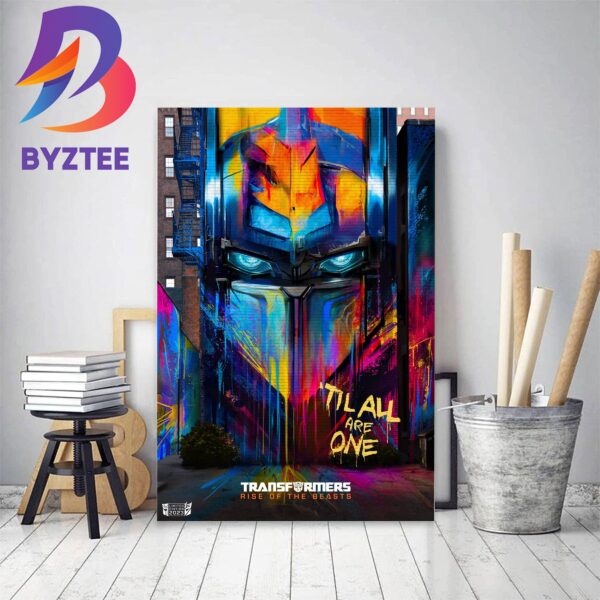 Transformers Rise Of The Beasts New Poster Art Of Autobots Home Decor Poster Canvas