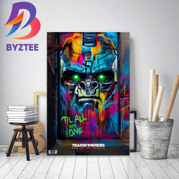 Transformers Rise Of The Beasts New Poster Art Of Maximals Home Decor Poster Canvas