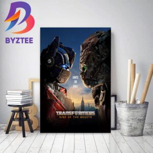 Transformers Rise Of The Beasts New Poster Home Decor Poster Canvas
