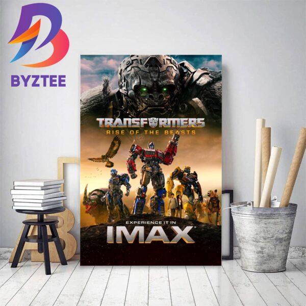 Transformers Rise Of The Beasts New Poster Of IMAX Home Decor Poster Canvas