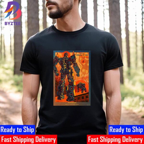 Transformers Rise Of The Beasts New Poster Of RealD 3D Unisex T-Shirt