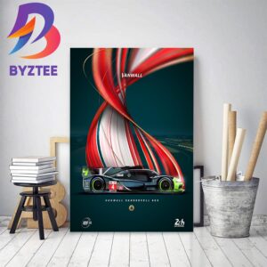 Vanwall Racing Team At Le Mans 24h Centenary Debut Home Decor Poster Canvas