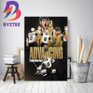 Vegas Golden Knights Are Headed To The Western Conference Finals Home Decor Poster Canvas