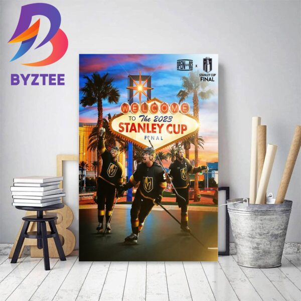 Vegas Golden Knights Back In The 2023 Stanley Cup Final Decor Poster Canvas