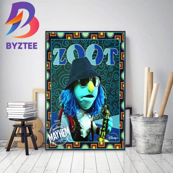 Zoot In The Muppets Mayhem Of Disney Home Decor Poster Canvas