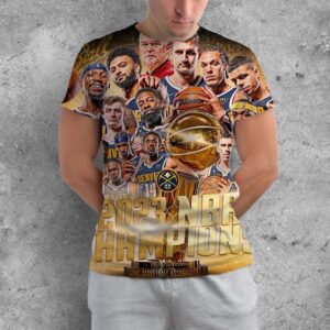 2022-23 NBA Champions Are Denver Nuggets All Over Print Shirt