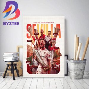 2022-23 UEFA Europa League Winners Are Sevilla Home Decor Poster Canvas