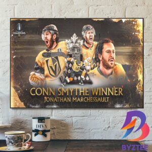 2023 Conn Smythe Trophy Winner Is Jonathan Marchessault Home Decor Poster Canvas