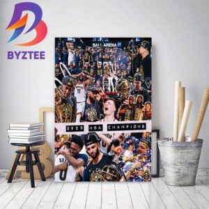 2023 NBA Champions A Night To Remember For Denver Nuggets Home Decor Poster Canvas