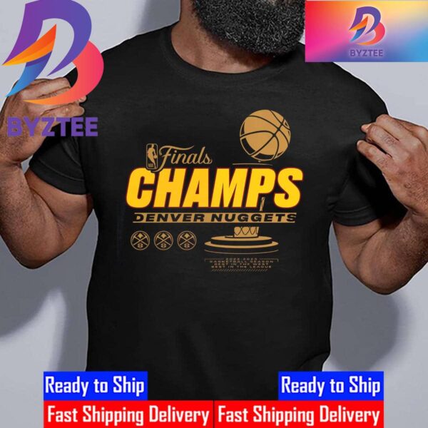 2023 NBA Finals Champs Are Denver Nuggets Unisex T-Shirt