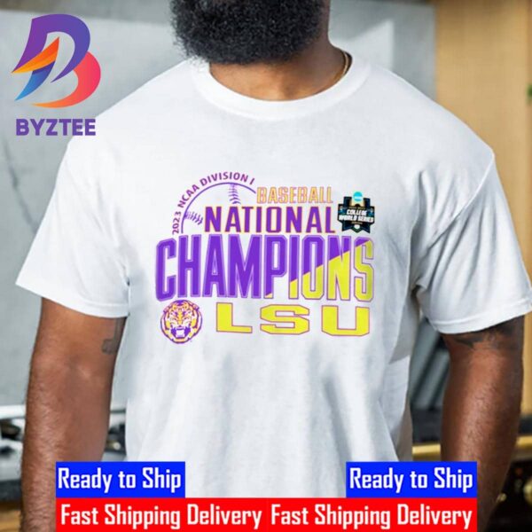 2023 NCAA DI Baseball National Champions Are LSU Tigers Baseball Unisex T-Shirt