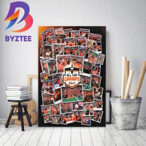 2023 NLL Cup Champions Are Buffalo Bandits Home Decor Poster Canvas