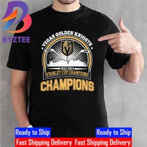 22-23 Stanley Cup Champions Are Vegas Golden Knights Champions Unisex T-Shirt