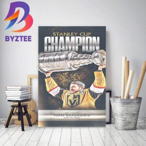 2x Stanley Cup Champion Ivan Barbashev And Vegas Golden Knights Are 2023 Stanley Cup Champions Home Decor Poster Canvas