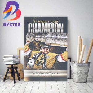 3x Stanley Cup Champion Jonathan Quick And Vegas Golden Knights Are 2023 Stanley Cup Champions Home Decor Poster Canvas